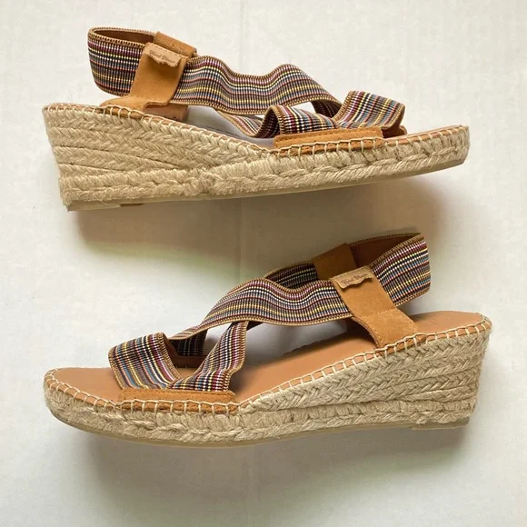 Toni Pons Tina Espadrille Wedge Sandal In Tan Suede - Picture 9 of 13